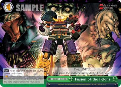 Fusion of the Felons (RRR) Batman Ninja card price