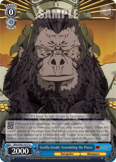Gorilla Grodd: Assembling the Pieces