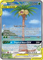 Rowlet & Alolan Exeggutor GX (Alternate Full Art) - SM