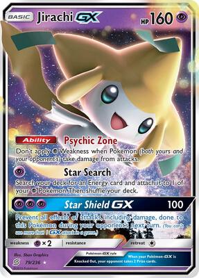 Jirachi GX - SM - Unified Minds - Pokemon - TCGplayer.com