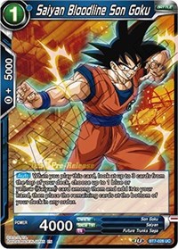 Saiyan Bloodline Son Goku card art