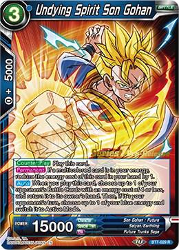 Undying Spirit Son Gohan #BT7-029_PR — Assault of the Saiyans Pre-Release Cards