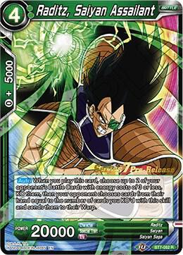 Raditz, Saiyan Assailant #BT7-052_PR — Assault of the Saiyans Pre-Release Cards