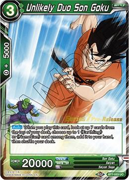 Unlikely Duo Son Goku #BT7-053_PR — Assault of the Saiyans Pre-Release Cards