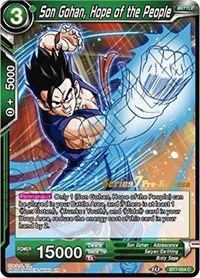 Son Gohan, Hope of the People card art
