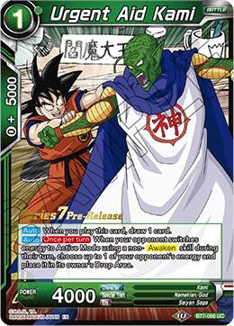 Urgent Aid Kami #BT7-066_PR — Assault of the Saiyans Pre-Release Cards