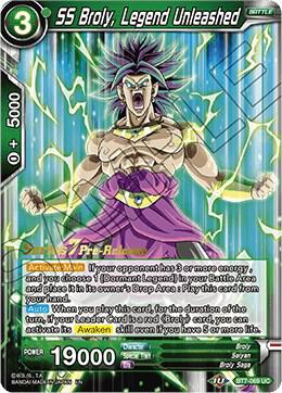 SS Broly, Legend Unleashed #BT7-069_PR — Assault of the Saiyans Pre-Release Cards