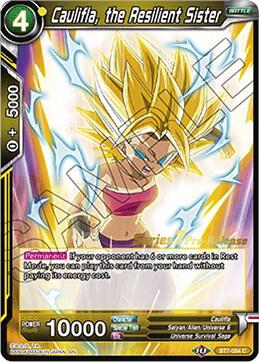 Caulifla, the Resilient Sister #BT7-084_PR — Assault of the Saiyans Pre-Release Cards