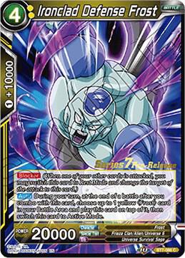 Ironclad Defense Frost #BT7-086_PR — Assault of the Saiyans Pre-Release Cards