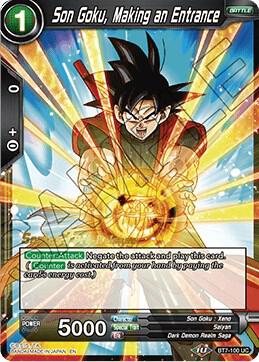 Son Goku, Making an Entrance #BT7-100_PR — Assault of the Saiyans Pre-Release Cards