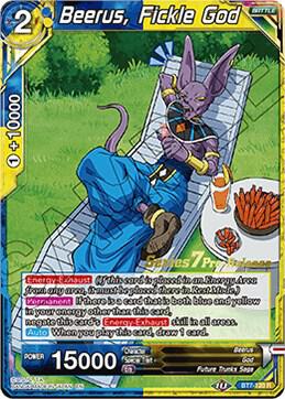 Beerus, Fickle God #BT7-120_PR — Assault of the Saiyans Pre-Release Cards