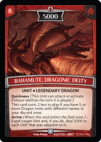 Bahamute, Dragonic Deity