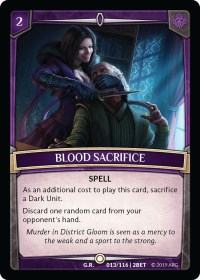 Blood Sacrifice