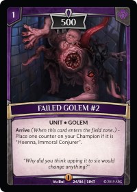 Failed Golem #2