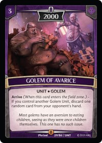 Golem of Avarice