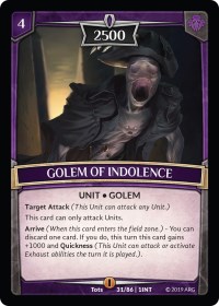 Golem of Indolence