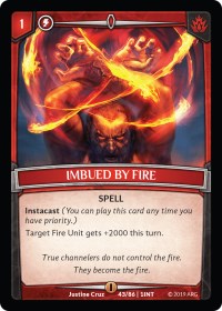 Imbued by Fire
