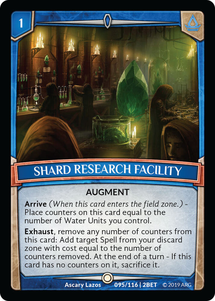 Shard Research Facility - Betrayal - Argent Saga TCG - TCGplayer.com