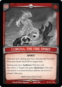 Corona, the Fire Spirit