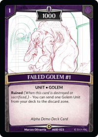 Failed Golem #1