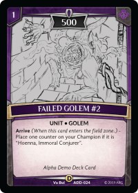 Failed Golem #2