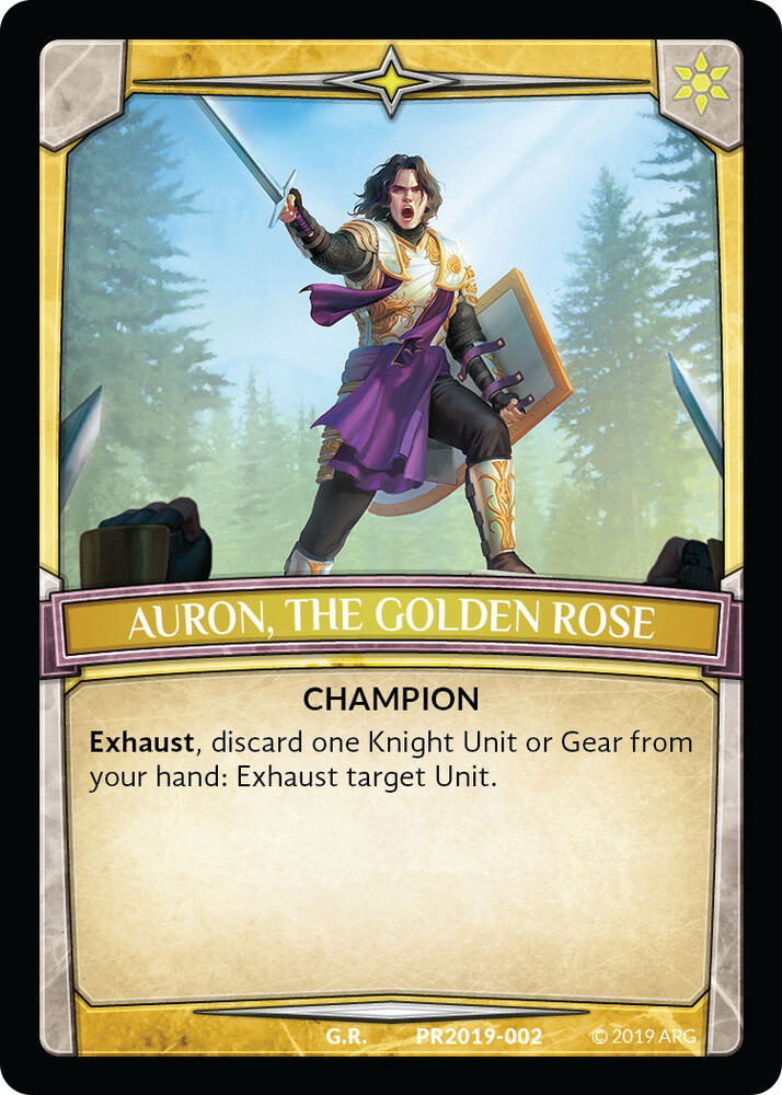 Auron, the Golden Rose Knight