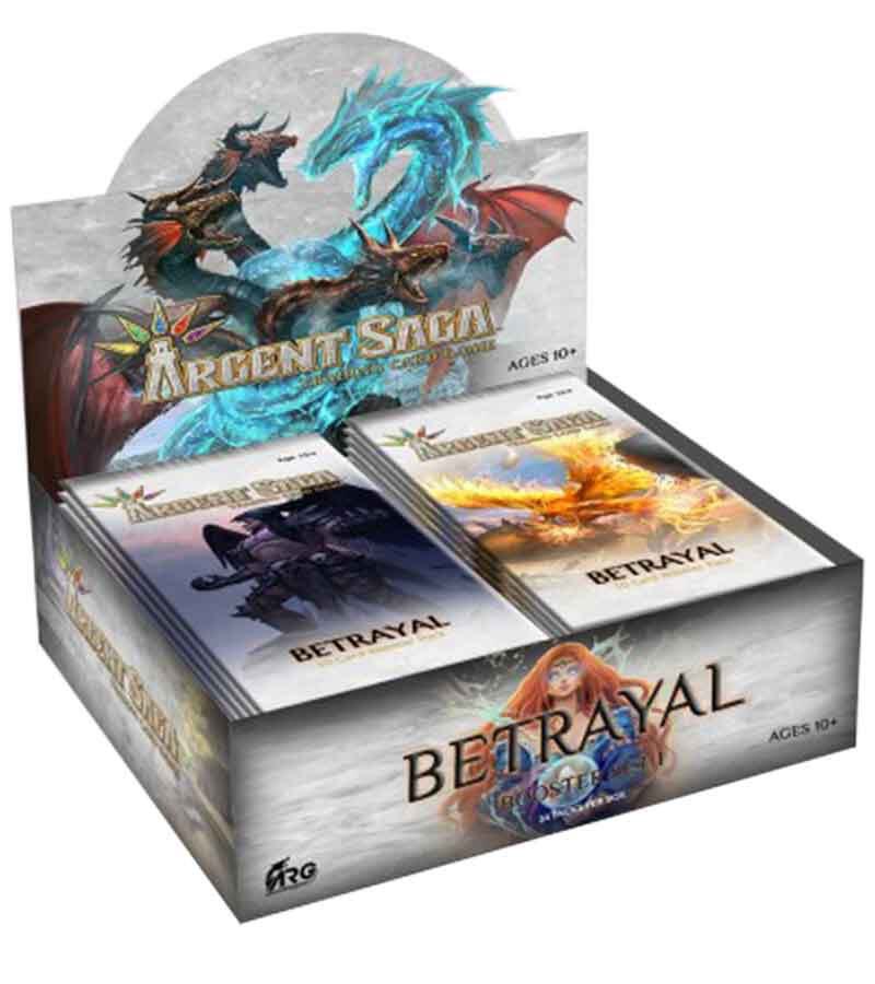 argent saga betrayal booster box TCG Set 1: Betrayal [24 Packs] : Toys & Games Increase the power of your army with Legendary Cards Argent Saga TCG Betrayal 1.0
