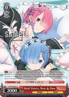 Maid Sisters, Rem & Ram - Re:ZERO Vol.2 - Weiss Schwarz
