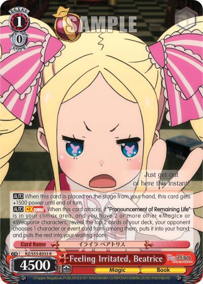 Feeling Irritated, Beatrice