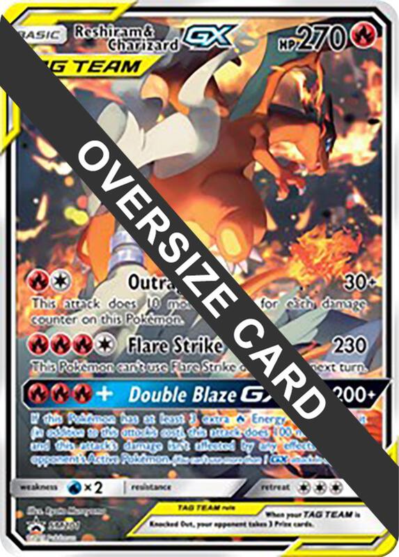 Reshiram & Charizard GX - SM201 SM201 from Jumbo Cards