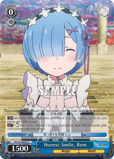Honest Smile, Rem