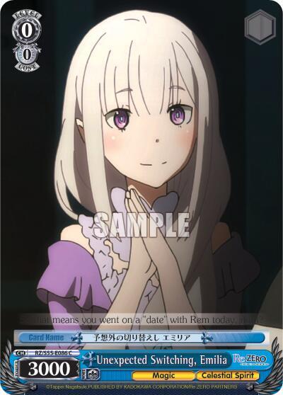 Unexpected Switching, Emilia Re:ZERO Vol.2 card price