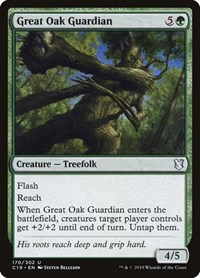 Great Oak Guardian - Commander 2019 - Magic: The Gathering card