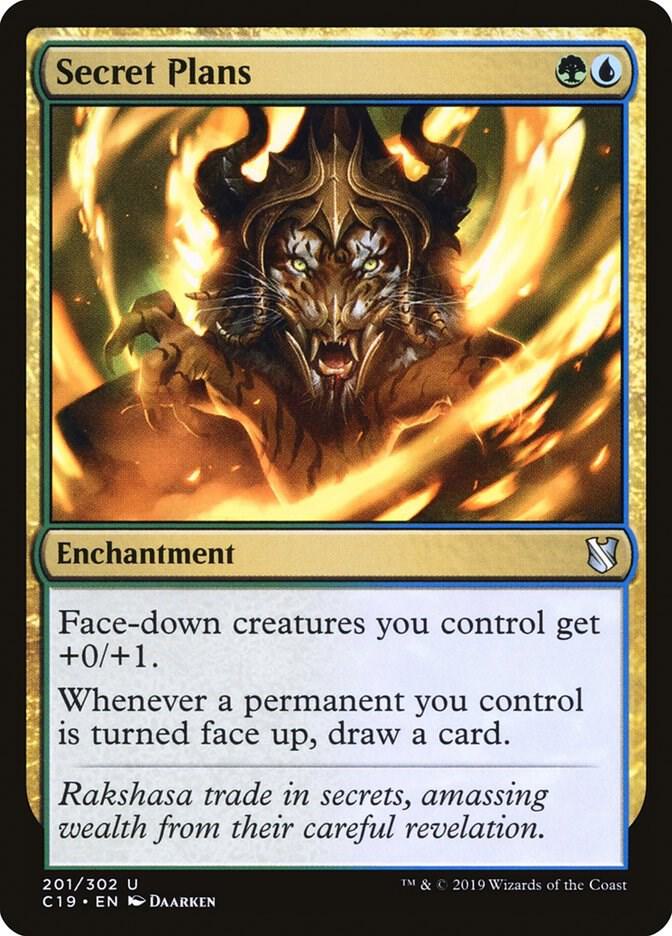 Secret Plans 201 card