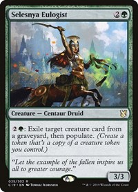 Selesnya Eulogist - Commander 2019 - Magic: The Gathering card