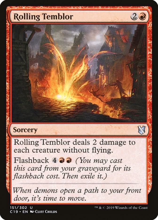 Rolling Temblor 151 card