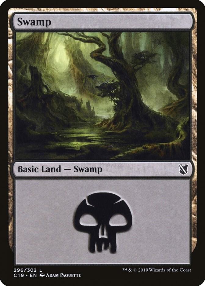 Swamp (296) 296 card