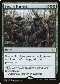 Second Harvest - Commander 2019 - Magic: The Gathering card