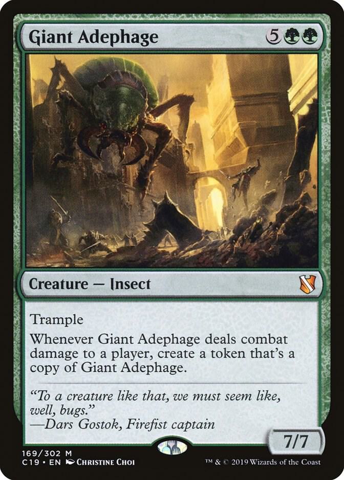 Giant Adephage 169 card