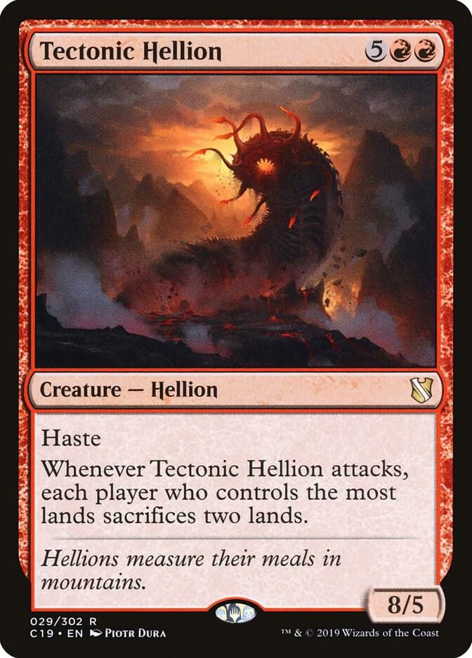 Tectonic Hellion 29 card