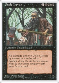 Uncle Istvan - Fourth Edition - Magic: The Gathering card