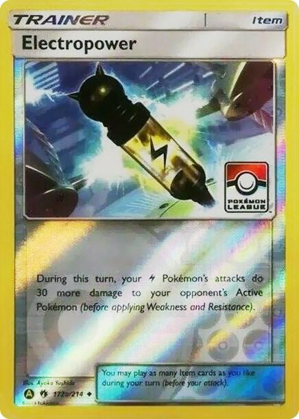 Electropower - 172a/214 (Pokemon League) 172a/214 from League & Championship Cards