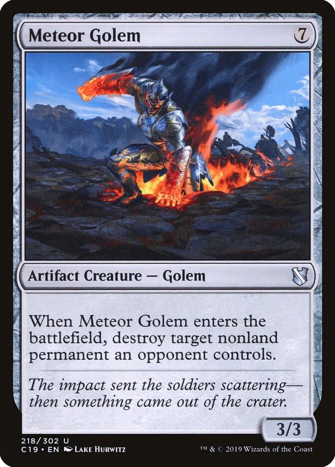 Meteor Golem 218 card