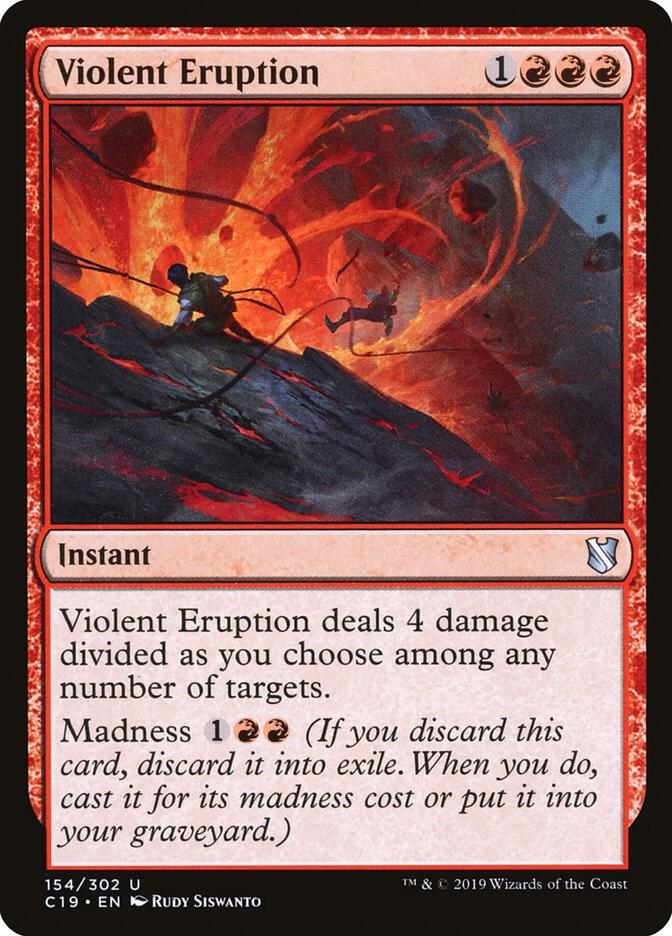 Violent Eruption 154 card