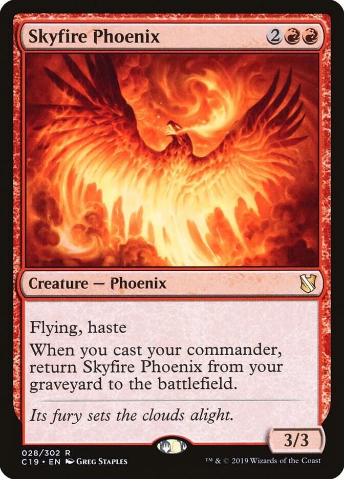 Skyfire Phoenix - Commander 2019 - Magic: The Gathering