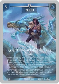 Ash, the Glacial Sorcerer (Silver Metal)