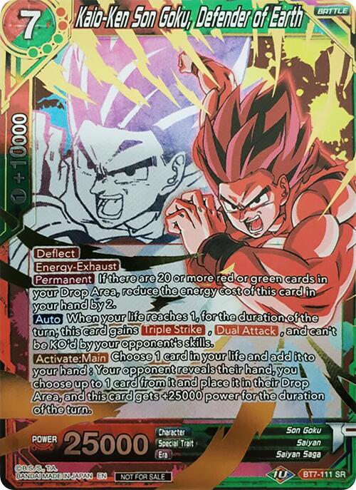 Kaio-Ken Son Goku, Defender of Earth (Event Pack 4) - Promotion