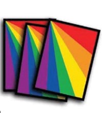 Double Matte Art Sleeve - Rainbow (50-Pack) · Legion Premium Supplies Card Sleeves