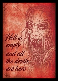 Double Matte Art Sleeve - Hell Is Empty (50-Pack) · Legion Premium Supplies Card Sleeves