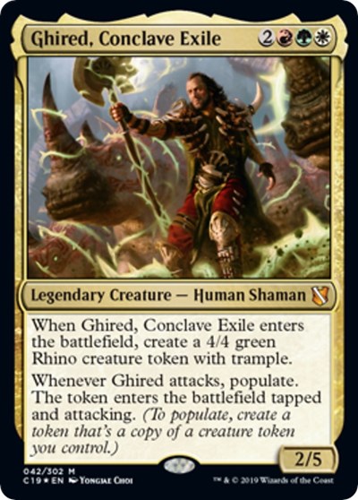 Ghired Conclave Exile Commander 2019